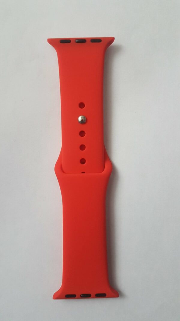 Силиконова каишка за Apple Watch червена