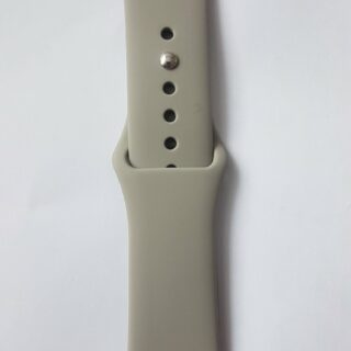 Силиконова каишка за Apple Watch сива