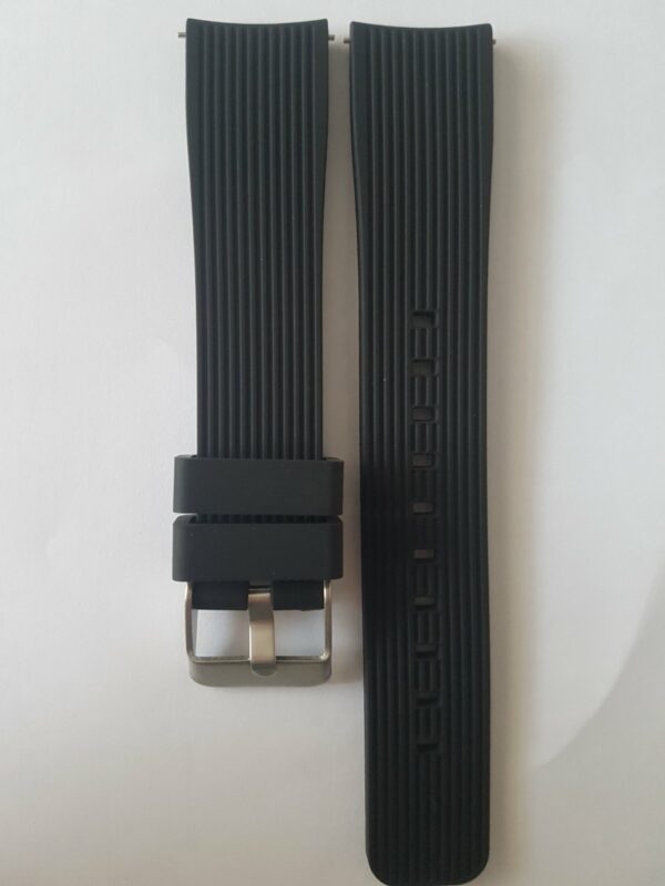 Силиконова каишка за Samsung 20 mm черна