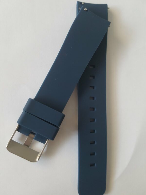 Силиконова каишка за Samsung 20 mm тъмно синя - Image 3