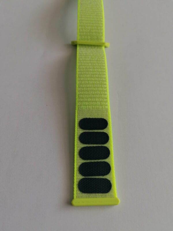 Текстилна каишка за Apple iWatch електриково зелена - Image 2