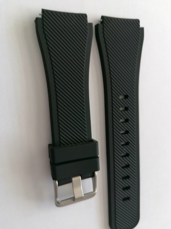 Силиконови каишки за Samsung / Huawei watch 20 mm – черна - Image 2