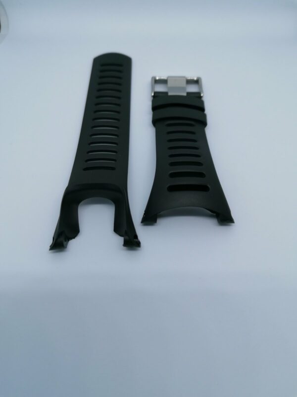 Силиконова каишка за Suunto Ambit черна- сива - Image 3