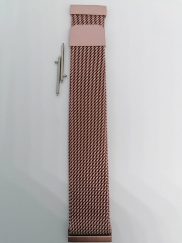 Метална каишка 20 мм розова / pink gold/ - Image 2
