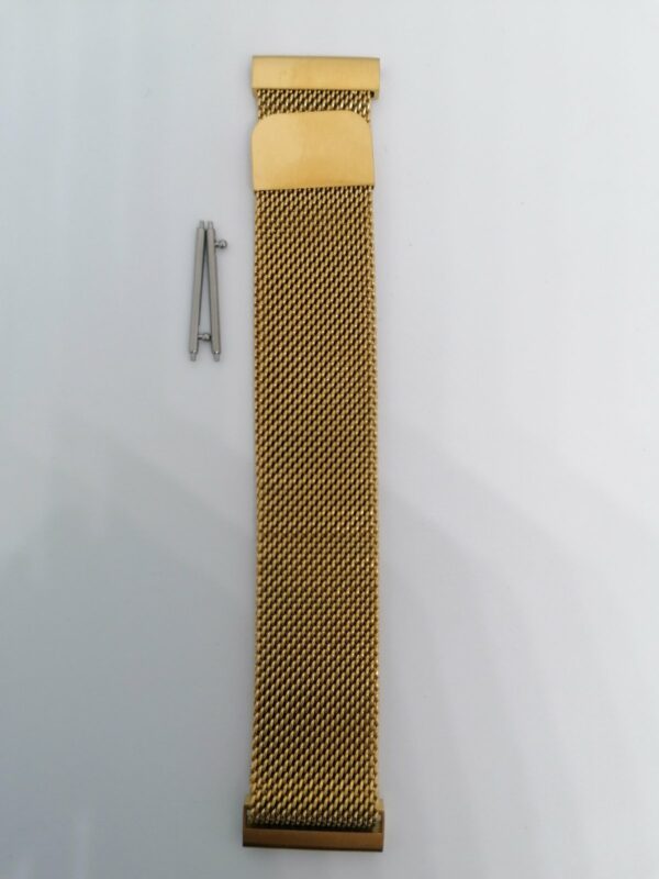 Метална каишка 20 мм златна / gold/ - Image 4