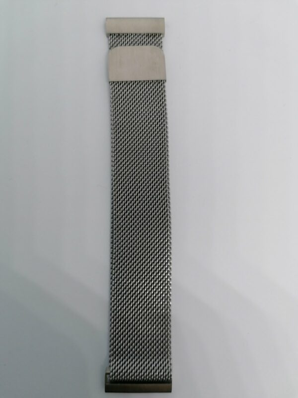 Метална каишка 18 мм сива / silver/ магнитно закопчаване - Image 2