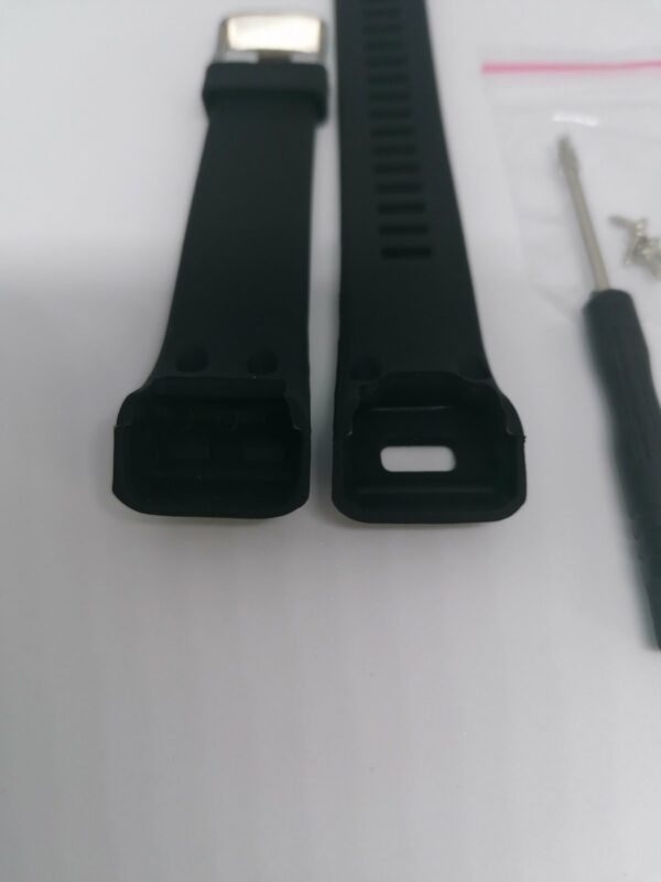 Силиконова каишка за Garmin Vivosmart HR + черна - Image 4