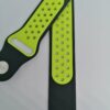 Силиконова каишка за Samsung / Huawei watch Sport 22 mm черно-зелена - Image 3