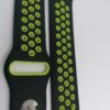 Силиконова каишка за Samsung / Huawei watch Sport 22 mm черно-зелена - Image 2