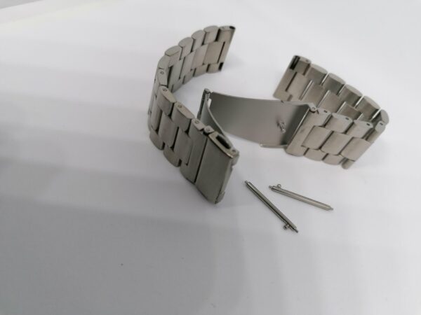 Стоманена каишка 22 мм сива /silver/ за Samsung / Huawei watch - Image 2