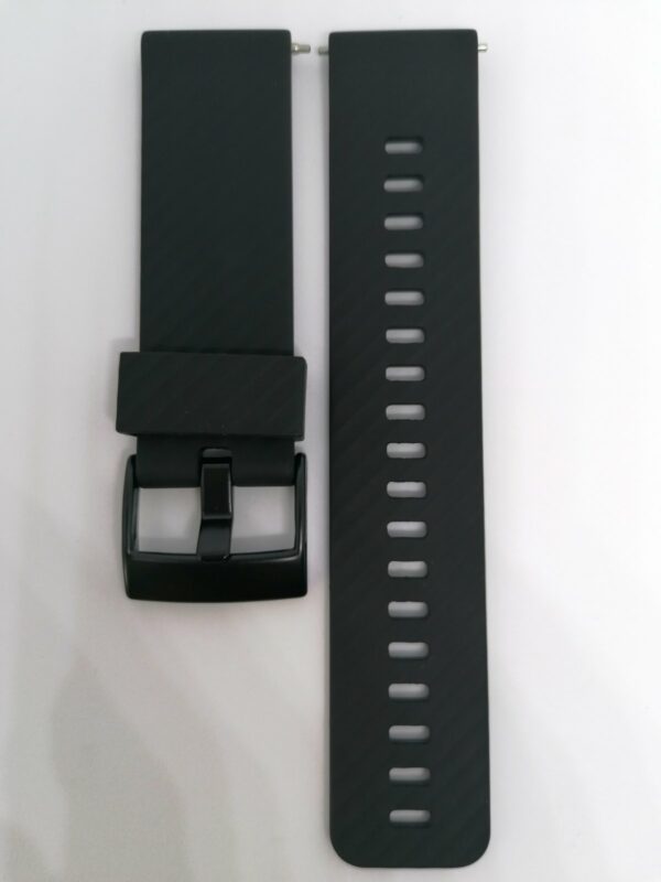 Силиконова каишка за Suunto 24 мм черна