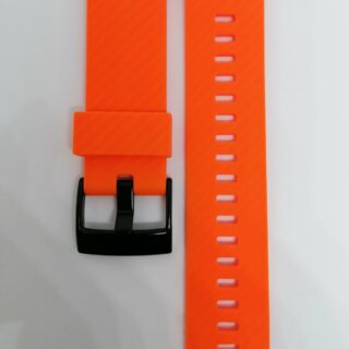 Силиконова каишка за Suunto 24 мм оранжева
