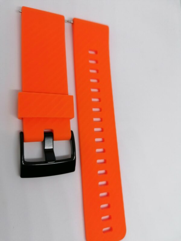 Силиконова каишка за Suunto 24 мм оранжева - Image 2