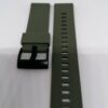 Силиконова каишка за Suunto 24 мм тъмно зелена - Image 2