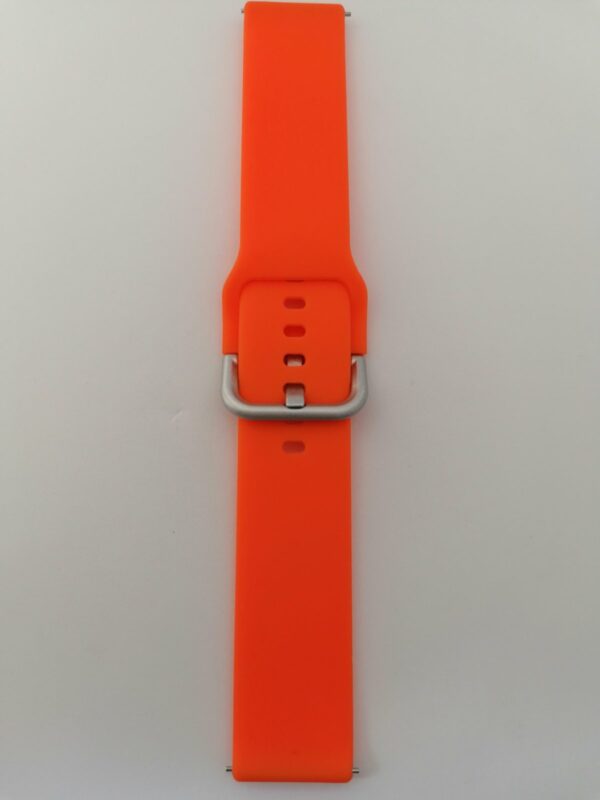 Силиконова каишка за Samsung watch 20 мм оранжева
