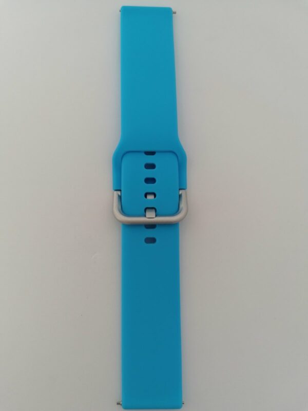 Силиконова каишка за Samsung watch  20 мм синя