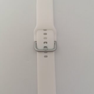 Силиконова каишка за Samsung watch 4 20 мм бяла