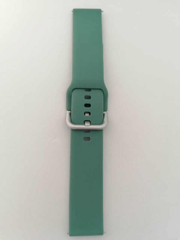 Силиконова каишка за Samsung watch 4 20 мм зелена