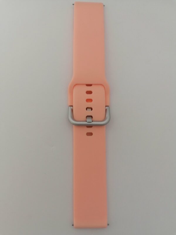 Силиконова каишка за Samsung watch 4 20 мм розова