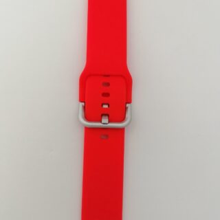 Силиконова каишка за Samsung watch 4 20 мм червена