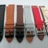 Коженa каишкa за Samsung Watch, Huawei 20 mm сива - Image 3