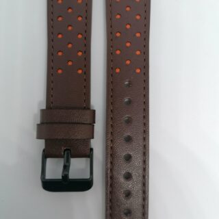 Коженa каишкa за Samsung Watch, Huawei 20 mm кафява