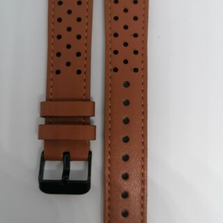 Коженa каишкa за Samsung Watch, Huawei 20 mm светло кафява