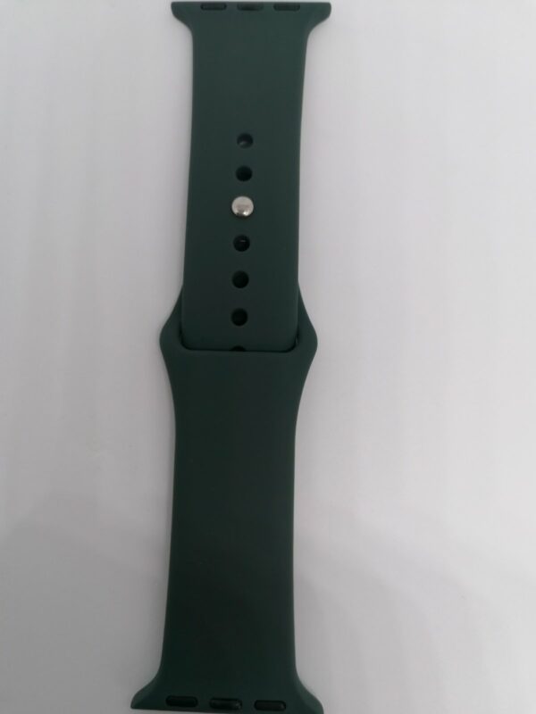Силиконова каишка за Apple Watch тъмно зелена