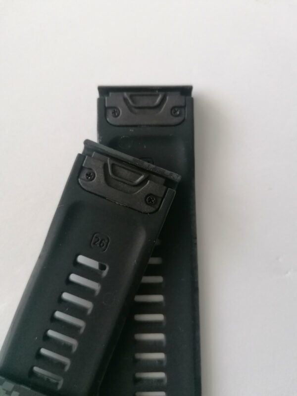 Силиконова каишка за Garmin 26mm Quick Fit камуфлажна сива - Image 4