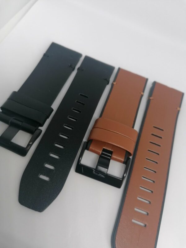 Кожена каишка за Garmin Fenix 26 mm Quick Fit кафява - Image 5