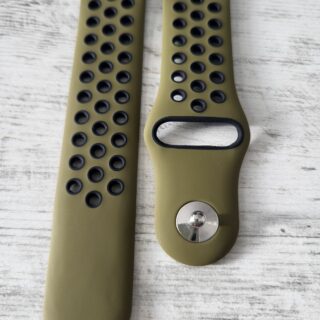Силиконова каишка Sport 22 mm за Samsung / Huawei watch маслина