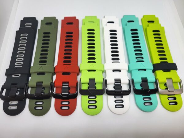 Силиконова каишка за Garmin Forerunner тъмно зелена - Image 4