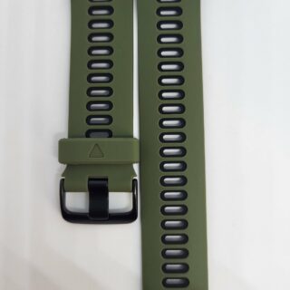 Силиконова каишка за Garmin Forerunner тъмно зелена