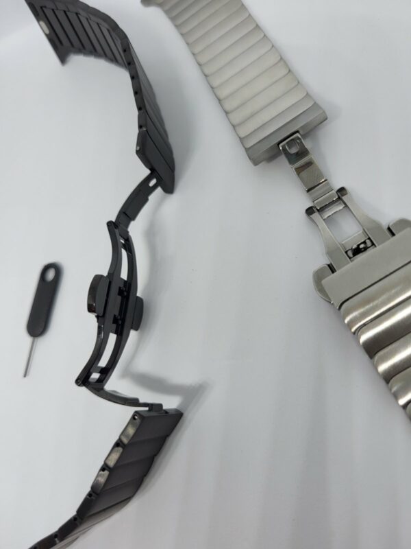 Стоманена каишка за Apple Watch черна - Image 3