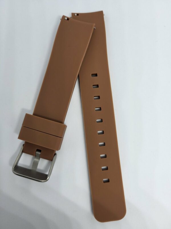 Силиконова каишка за Samsung 20 mm кафява - Image 3