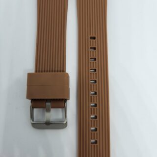 Силиконова каишка за Samsung 20 mm кафява