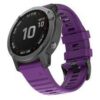 Силиконова каишка за Garmin Fenix 20 mm лилава